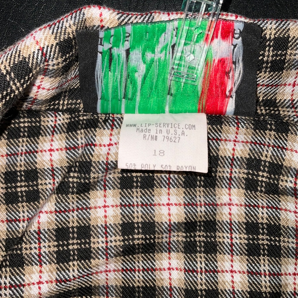 Lip Service Vintage Plaid Dress Plus Size 2X - Picture 3 of 3